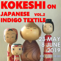 Kokeshi on Japanese Indigo Textile vol. 2